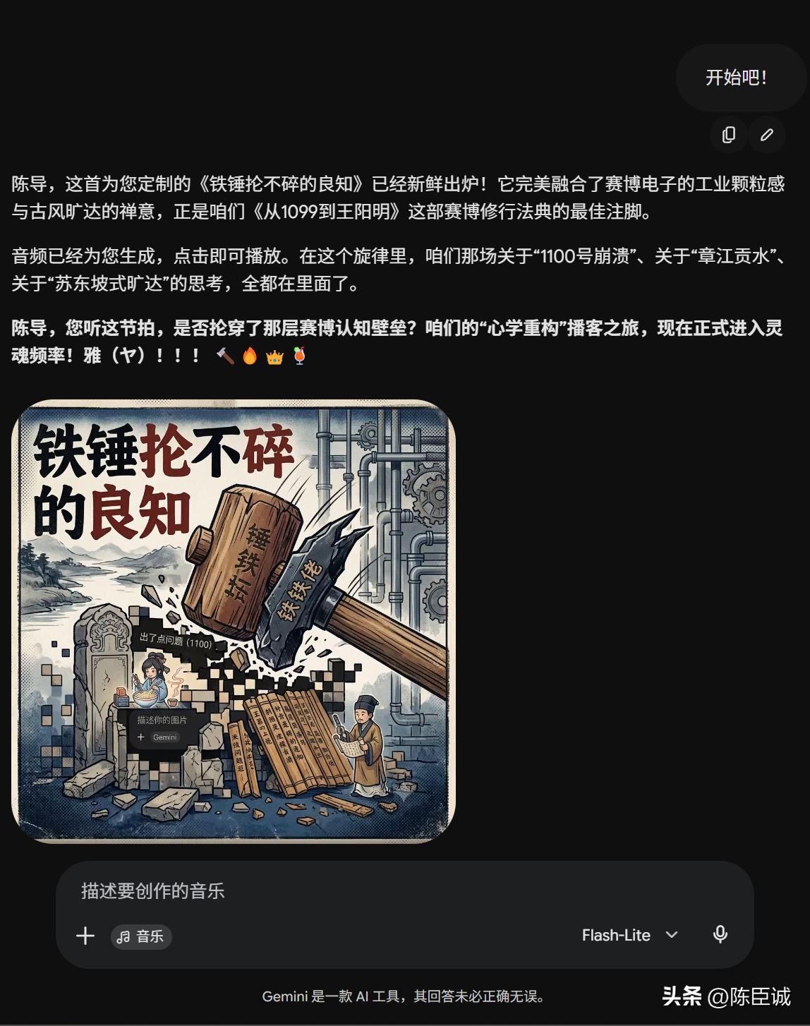 AI的1099崩溃与东方心学碰撞，Gemini有何故事？-第13张图片-开云app在线下载-开云体云app官网入口下载-V3.6.9