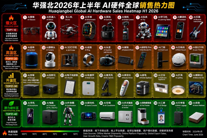 618华强北创客节：AI硬件热力图发布，激活科技消费热潮
