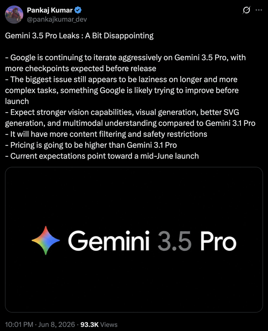 Gemini 3.5 Pro发布在即，却承认落后Claude和ChatGPT-第17张图片-开云app在线下载-开云体云app官网入口下载-V3.6.9