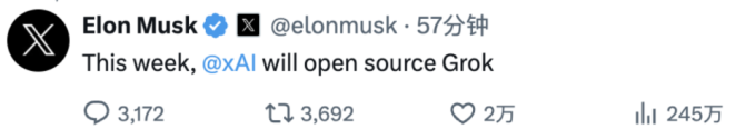 Grok开源实测评分不敌GPT4,马斯克暗讽OpenAI-第6张图片-开云app在线下载-开云体云app官网入口下载-V3.6.9 Grok开源实测评分不敌GPT4,马斯克暗讽OpenAI-第6张图片-开云app在线下载-开云体云app官网入口下载-V3.6.9